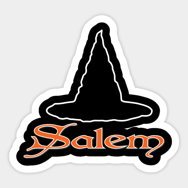 Salem Witch Hat Sticker by TheLeopardBear